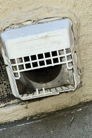 Panda Dryer Vent Cleaning Install Bird Guard
